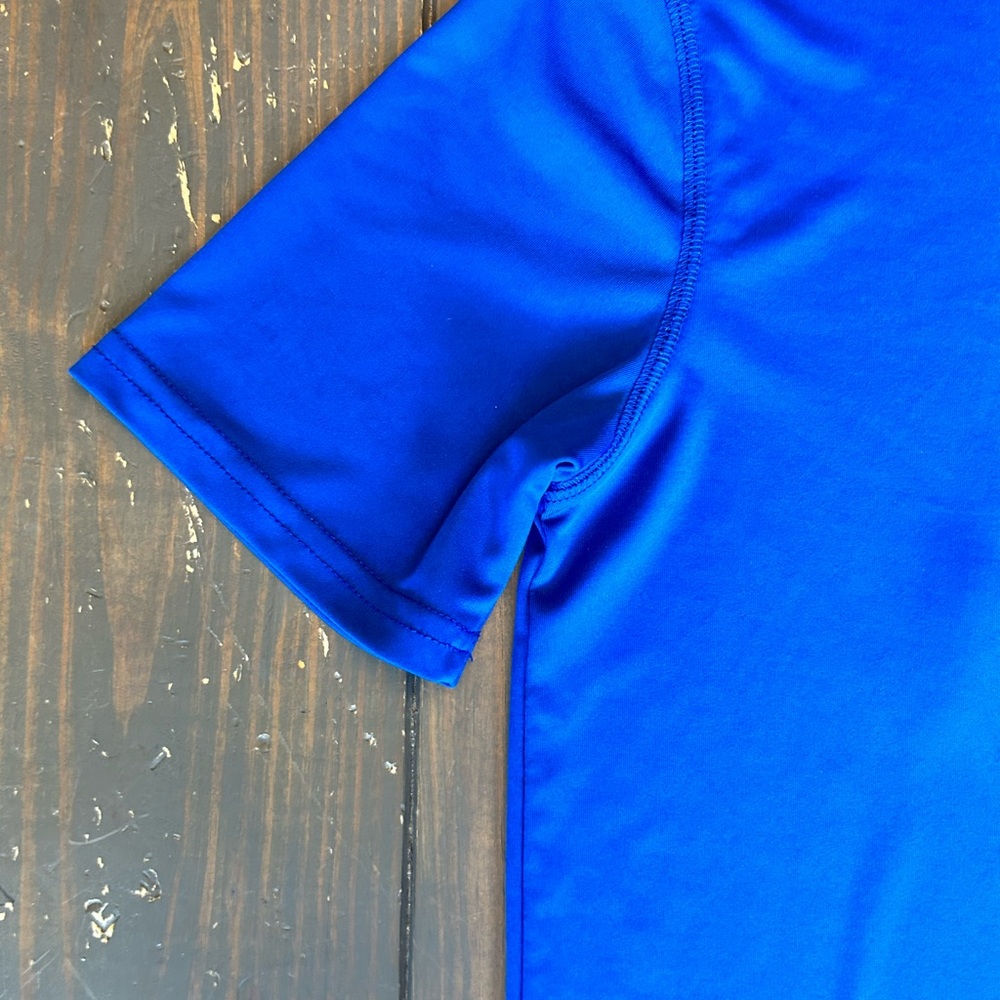 adidas Climalite Boy T-Shirt XL 18 Blue Graphic Print Logo Sports Outdoor School - Picture 12 of 15